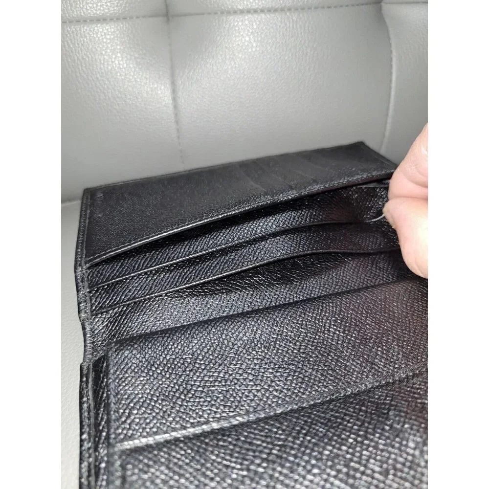 BVLGARI Leather Trifold Wallet /S0288
